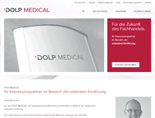 Tablet Screenshot of dolp-medical.de